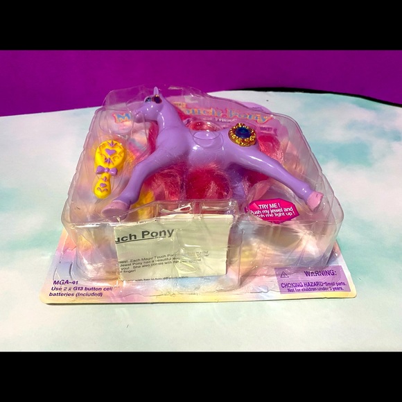 MAGIC TOUCH PONY VINTAGE 90s MAGIC JEWELS PONY SHANNON JEWELS LIGHT UP & BLINK - Picture 15 of 16